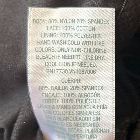 Kona Sol SZ M Crochet Trim Black Halter One Piece Swimsuit Beach Vacation Boho - Picture 12 of 12